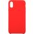 Чехол для iPhone InterStep для iPhone X SOFT-T METAL ADV красный